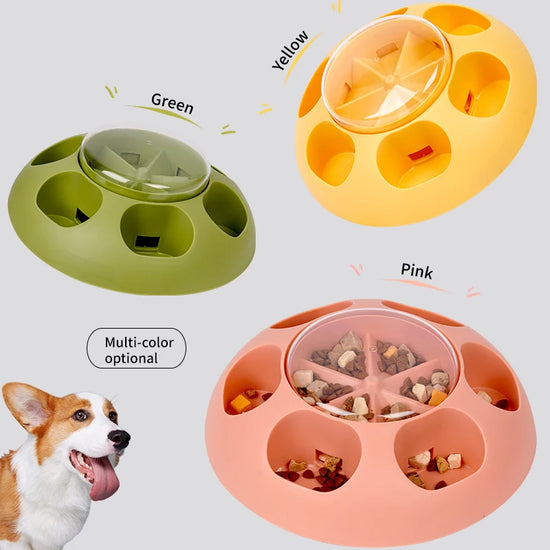 Smart Interactive Controlled Feeding Fun Entertaining Training Puzzle Feeder