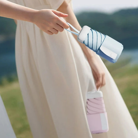 Mini Card Umbrella Sun Umbrella Women&