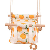 Cotton Canvas Baby Swing Chair Hanging Swing Indoor Outdoor Safety Baby Children&