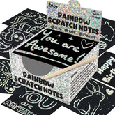 Dazzling Scratch Painting Parent Child Interactive Toys Note Cards Handmade Painting