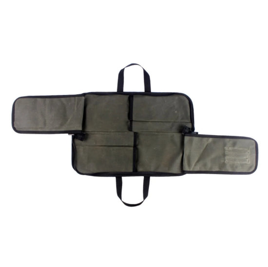 Portable Knife Roll Bag - Travel Chef Knife Storage Case with Multiple Pockets