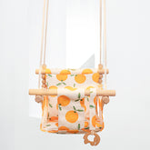 Cotton Canvas Baby Swing Chair Hanging Swing Indoor Outdoor Safety Baby Children&