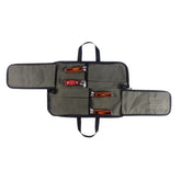Portable Knife Roll Bag - Travel Chef Knife Storage Case with Multiple Pockets