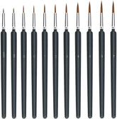 Luxerlife 11 Pieces Fine Detail Paint Brush Miniature Painting Brushes Kit Micro