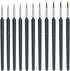 Luxerlife 11 Pieces Fine Detail Paint Brush Miniature Painting Brushes Kit Micro
