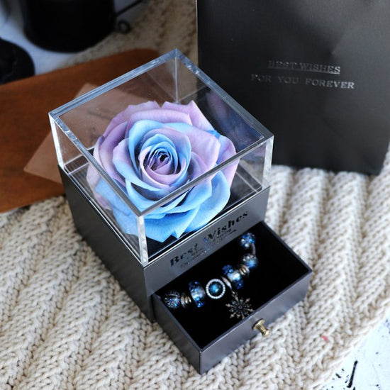 Eternal Rose Jewelry Box for Valentines&