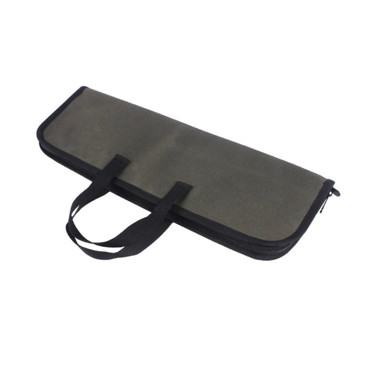 Portable Knife Roll Bag - Travel Chef Knife Storage Case with Multiple Pockets