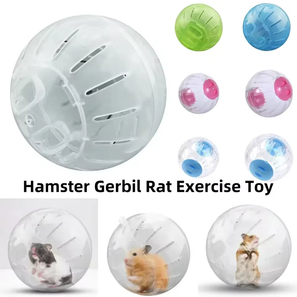 Colorful Cover Running Ball Hamster Toy Pet Supplies Transparent Ball Roller Fitness Exercise Mini Wheel Small Pet Supplies