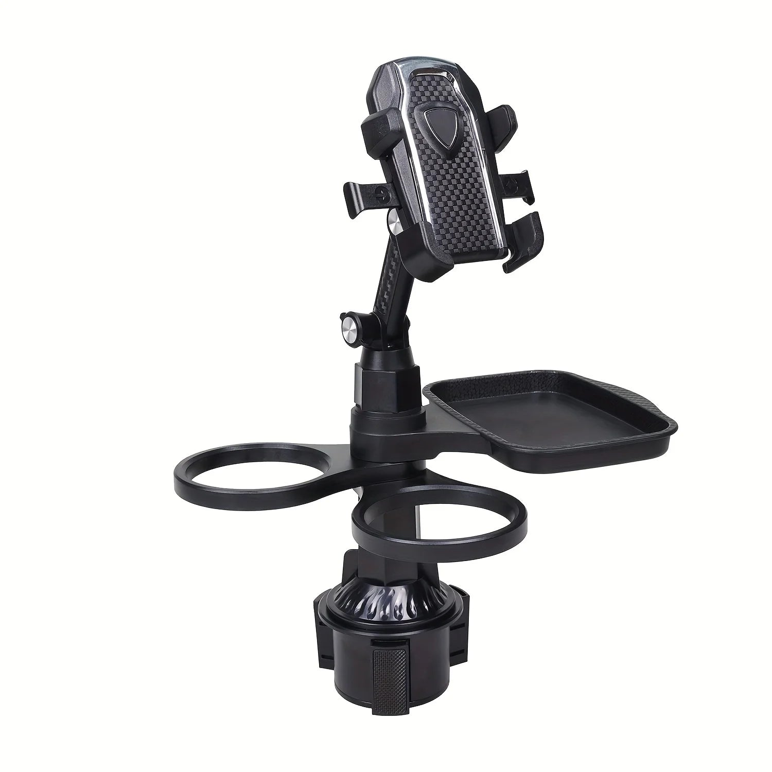 2025 New Car Cup Holder Tray-Expander-3 In 1 Detachable Food Table Tray With Solid Base-Road Trip Essentials Accessories Gadgets