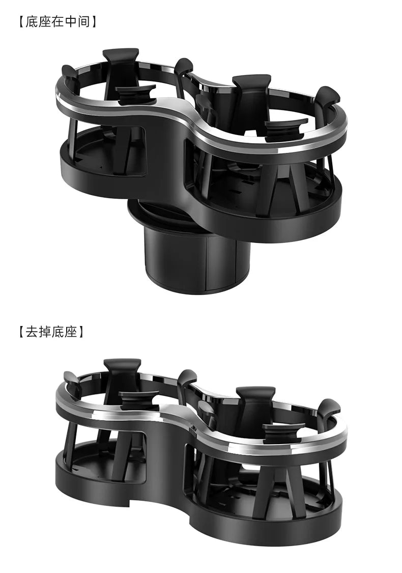 Two-hole Water Cup Holder 2020 Car Multi-function Car with Coke Bottle Holder, Beverage Holder Instrument Panel Cup Holders