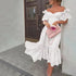 womens-strapless-lace-ruffle-summer-dress