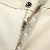 Mens Thin Stretch Straight Summer Pants Silky No-Iron Fabric