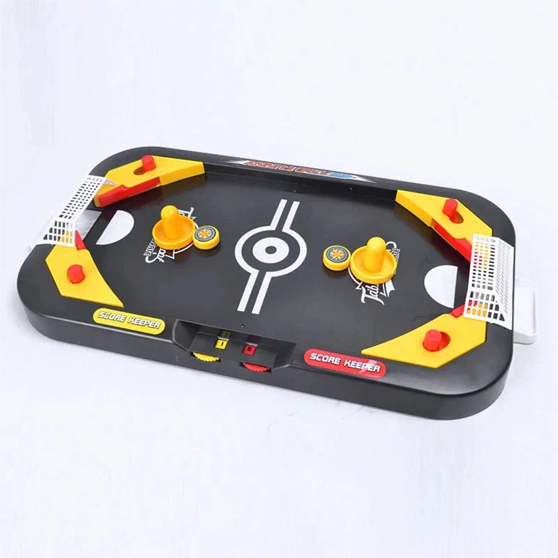 2 In 1 Mini Hockey Soccer Game Arcade Style Ice Hockey Table Play Soccer and Hockey Table Game