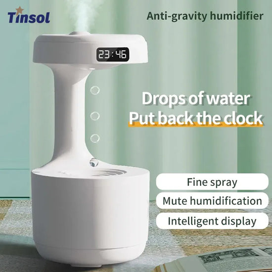TINSOL New Mist Humidifier Desktop Mute Large Capacity Small Household Air Humidifier Office Bedroom Air Purifying Atomizer