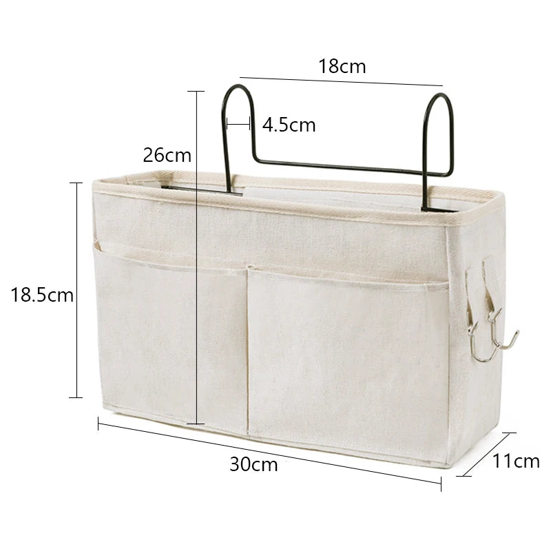Portable Baby Care Essentials Hanging Organizers Crib Storage Cradle Baby Crib Organizer Diaper Bag Baby Bed Accessories