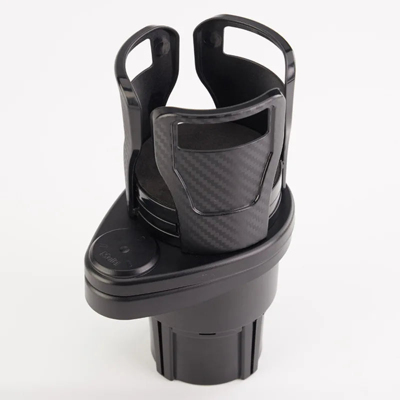 2 In 1 Vehicle Mounted Slipproof Cup Holder 360 Degree Rotating Water Car Cup Holder Multifunctional Auto Accessory