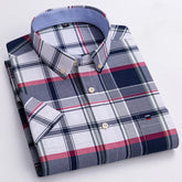 mens oxford short sleeve shirt