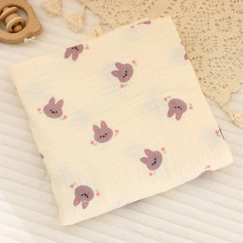 Baby Receive Blanket for Newborn Cotton Muslin Swaddle Blanket Bedding Infant Bath Towel Baby Items Mother Kids