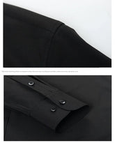 mens long sleeve black shirt