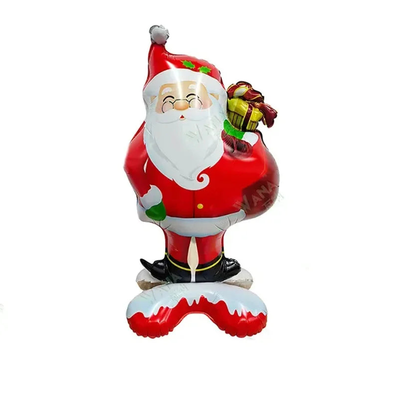 Christmas Decorations 2024 Balloon Santa Claus Snowman Xmas Tree Balloon Christmas Party Home Decor Navidad Natal New Year