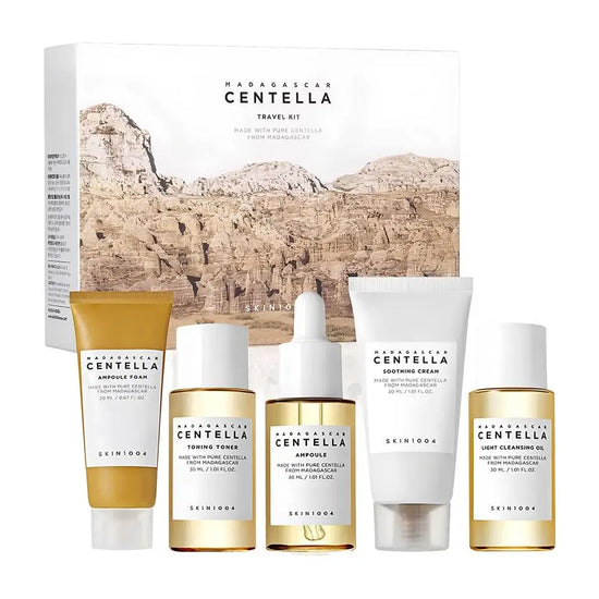 Centella SKIN1004 Skincare Set: Toner, Cleanser, Ampoule, Cream