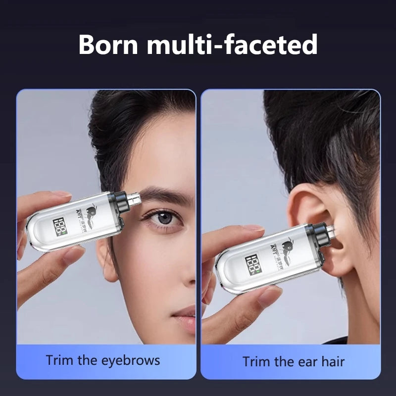 Xiaomi Nose Ear Hair Trimmer for Men Type-C Rechargeable Portable Painless Shaving Ear Nose Hair Clipper Facial Hair Trimmer New
