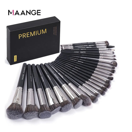 MAANGE Professional Gift Box 25 Pieces Makeup Brushes Set