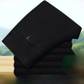 2025 Mens High Waist Loose Straight Cotton Casual Pants