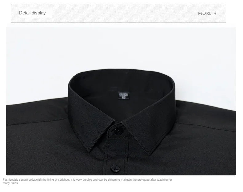mens long sleeve black shirt