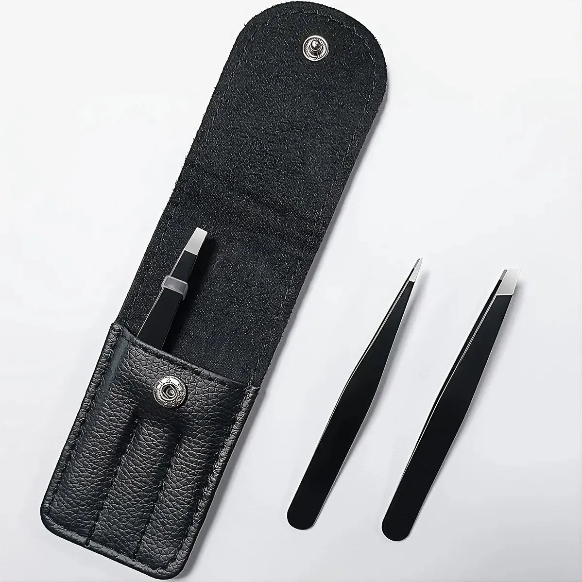 Tweezers Set 3-4pcs Premium Stainless Steel Eyebrow Precision Sharp Tip Tweezers for Body Ingrown and Facial Hair Removal