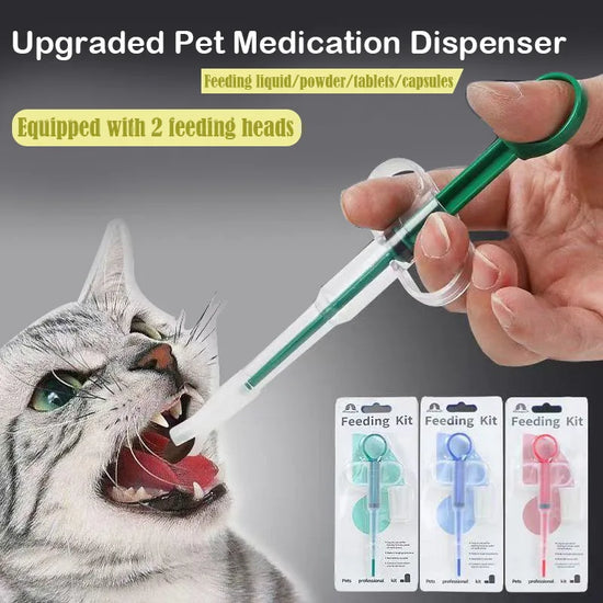 Pet Medicine Feeder Cat Tablet Syringe Feeder Pet Medication Dispenser Pressing Feeding Pet Sickness Care