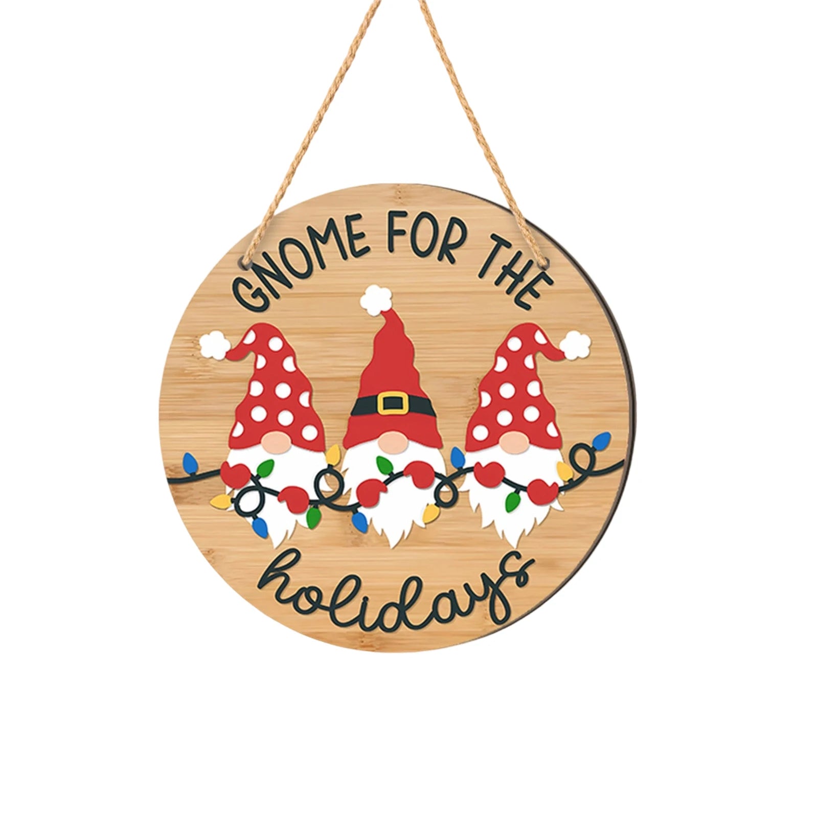 Christmas Christmas Tree Welcome Sign 2d Flat Wooden Holiday Party Hanging Sign Ornaments For Home Garden Decor Christma