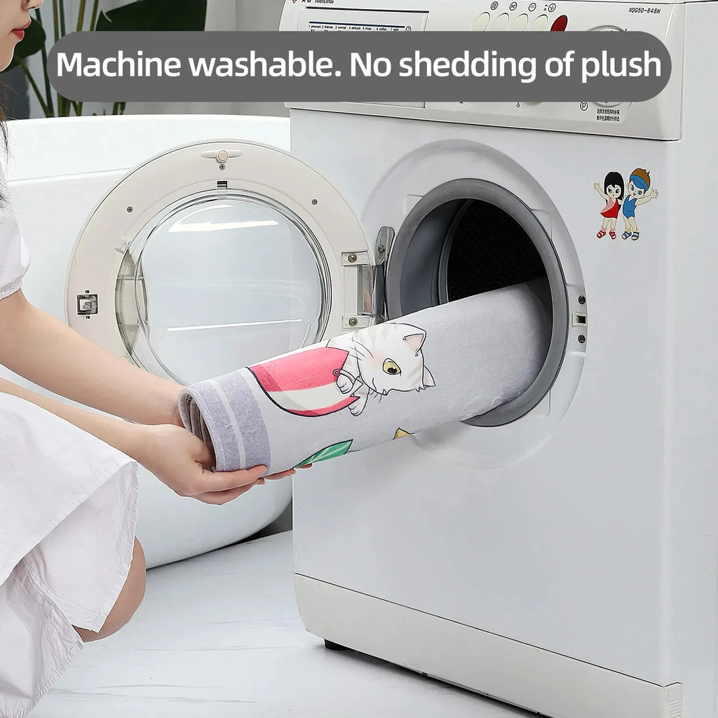 Carpet Non Slip Bedroom Rug Kitchen and the Carpet Is Soft Furniture Decoration Living Room Bedroom Floor Mats Home Textile