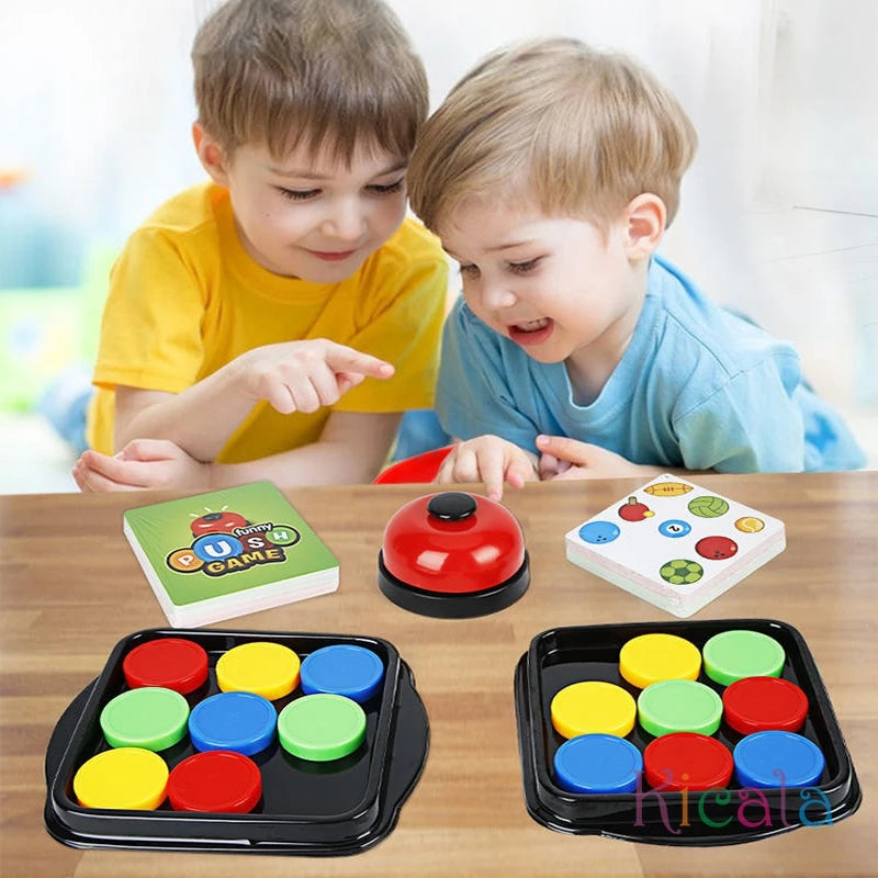 Crazy Push Music Children's Fun Card Pairs Against Table Games Chess Board Game Toys Early Education For Girls Boys