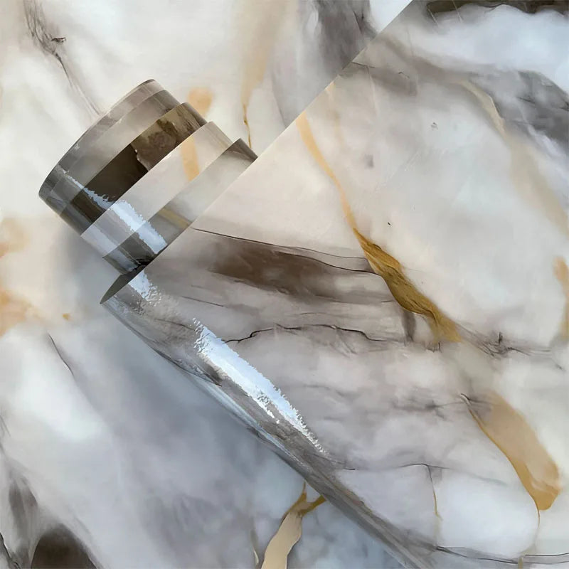 Thickening Decorative Walls Paper Wall Stickers Wallpaper for Kitchen Cooking Bench 40cm Waterproof and Oil Proof Adhesive Home