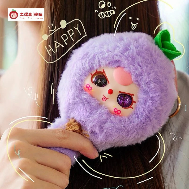 New Baby Three Comb Your Hair Blind Box Cute Fruits And Vegetables Trendy Toy Figurine for Girls Cute Doll Birthday Gift