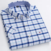 mens oxford short sleeve shirt