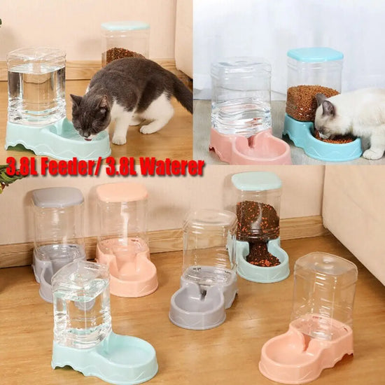 PP Pet feeder Water Fountain Drink Bowl
