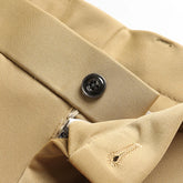 Mens Thin Stretch Straight Summer Pants Silky No-Iron Fabric