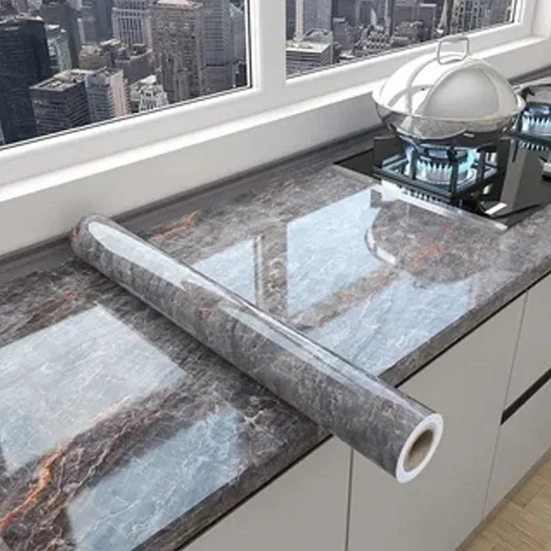 Wallpapers Home Decor Oil Proof Self-adhesive Wall Wallpaper 40cm Waterproof Wall Stickers High Temperature Resistance Sticker