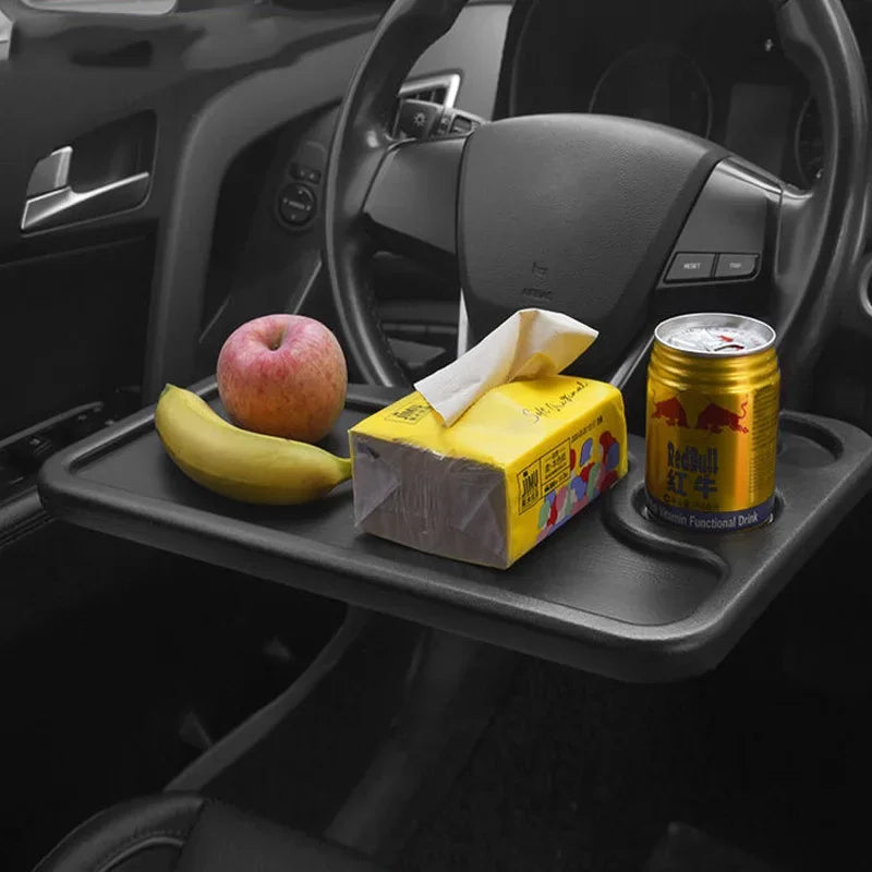 Universal Car Table Steering Wheel Eat Work Cart Drink Coffee Holder Tray Laptop Computer Desk Stand Seat Table car accesory
