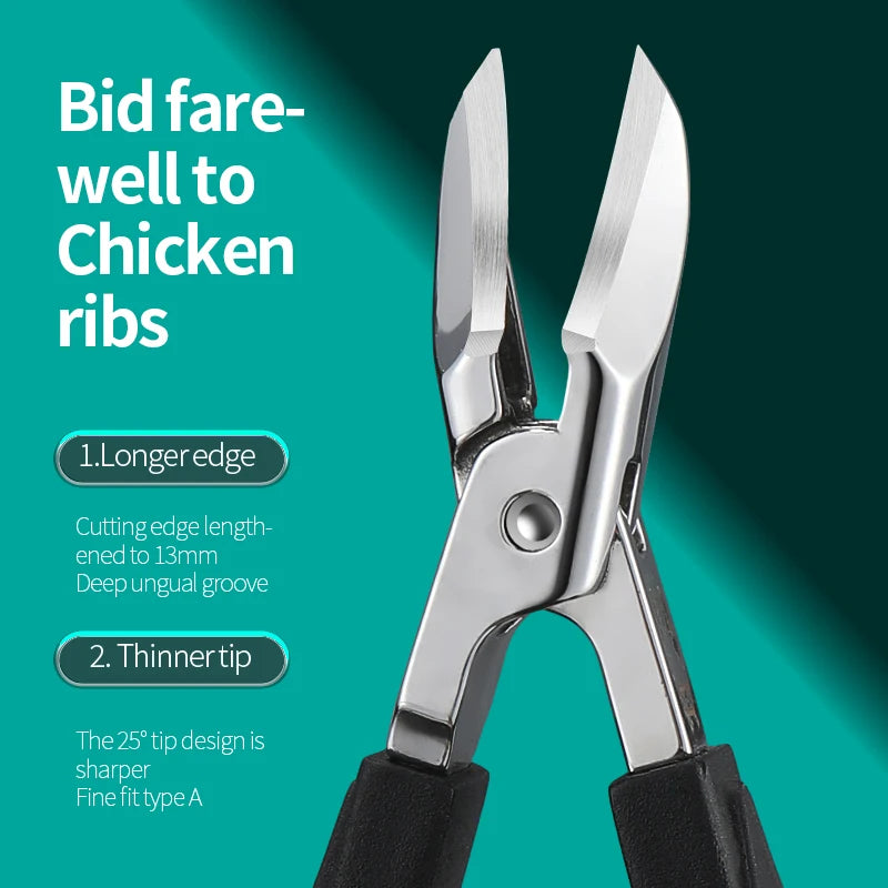 Toenail Clipper For Ingrown Or Thick Toenails Toenails Trimmer Professional Podiatrist Toenail Nipper With Stainless Steel Ultra