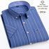 Mens Plaid Short Sleeve Shirt