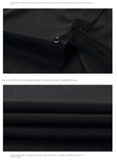 mens long sleeve black shirt