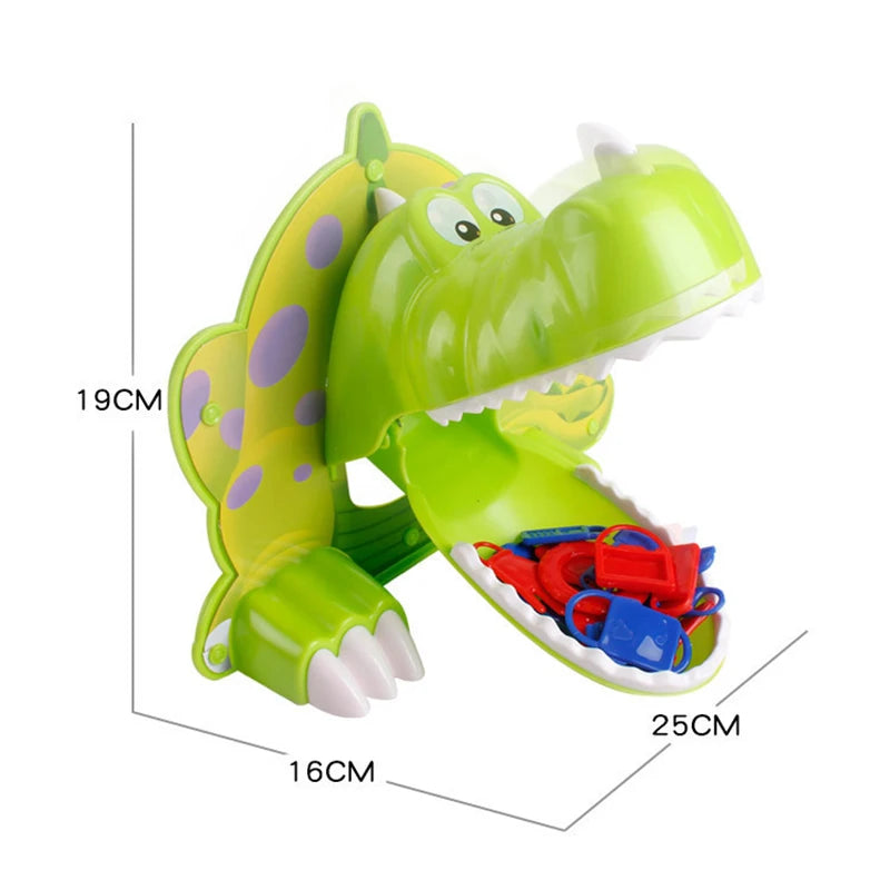 Puzzle Dinosaur Dinner Game Trick Feeding Dinosaur Tabletop Board Game Parent-Youngsters Interactive Toy Birthday Gift