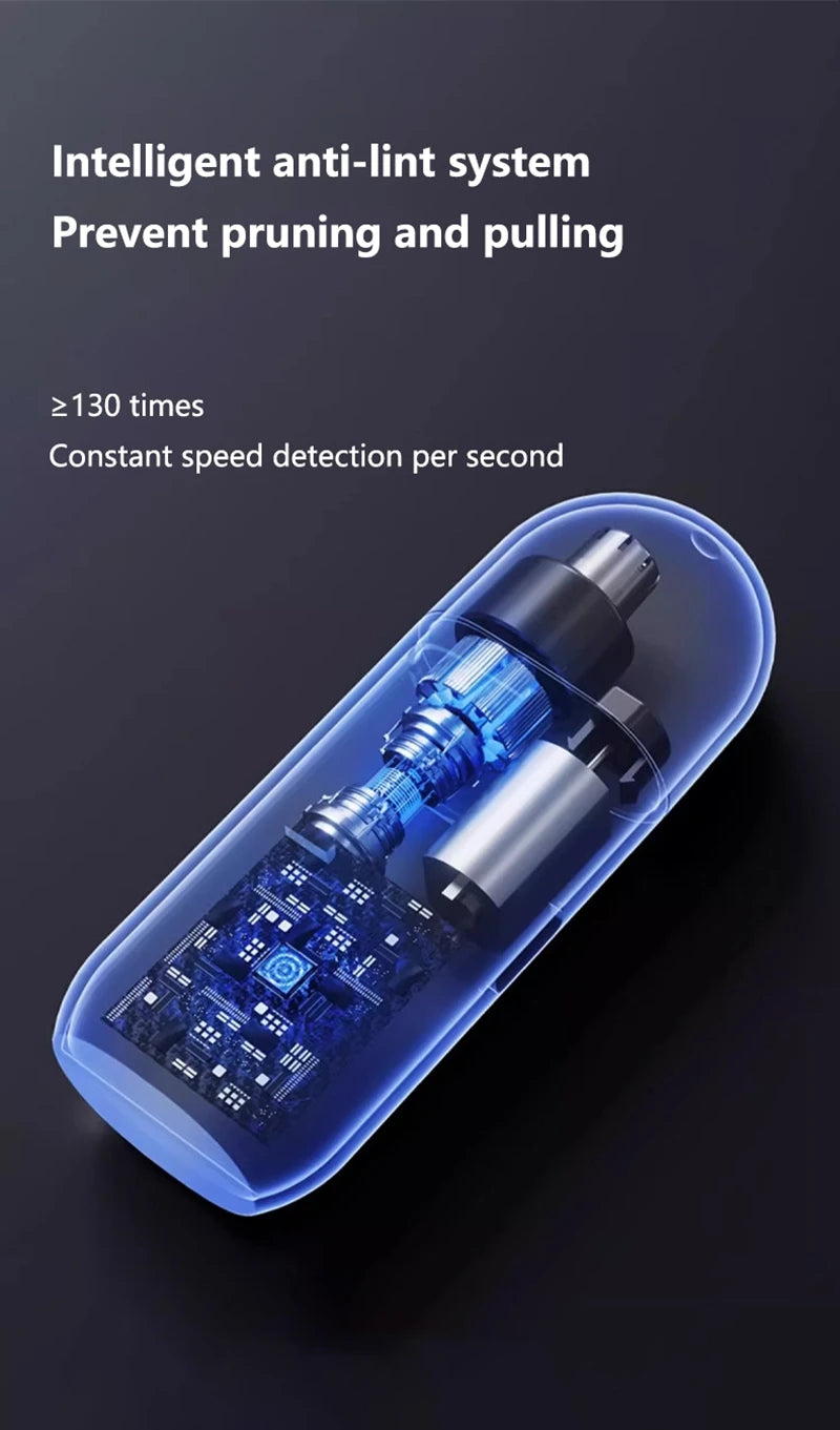 Xiaomi Nose Ear Hair Trimmer for Men Type-C Rechargeable Portable Painless Shaving Ear Nose Hair Clipper Facial Hair Trimmer New