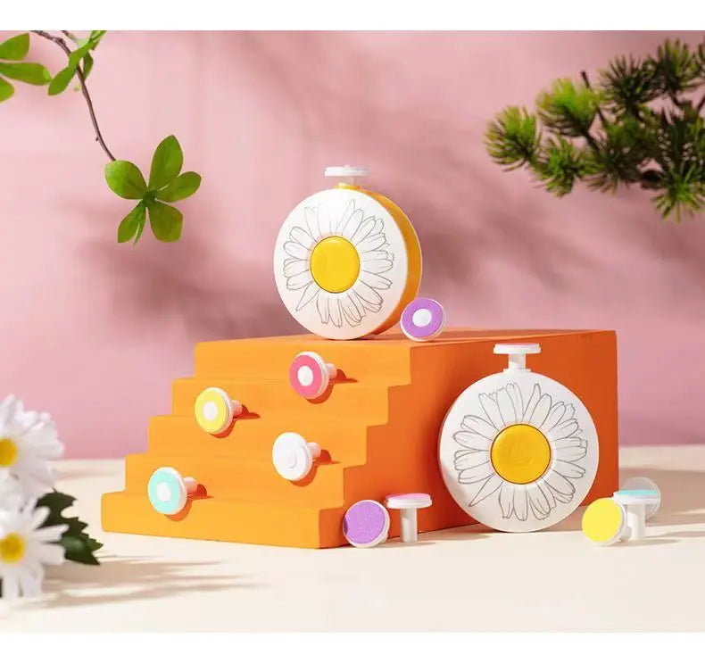 Electric Baby Nail Trimmer Kid Nail Polisher Tool Infant Manicure Scissors Baby Hygiene Kit Baby Nail Clipper Cutter For Newborn