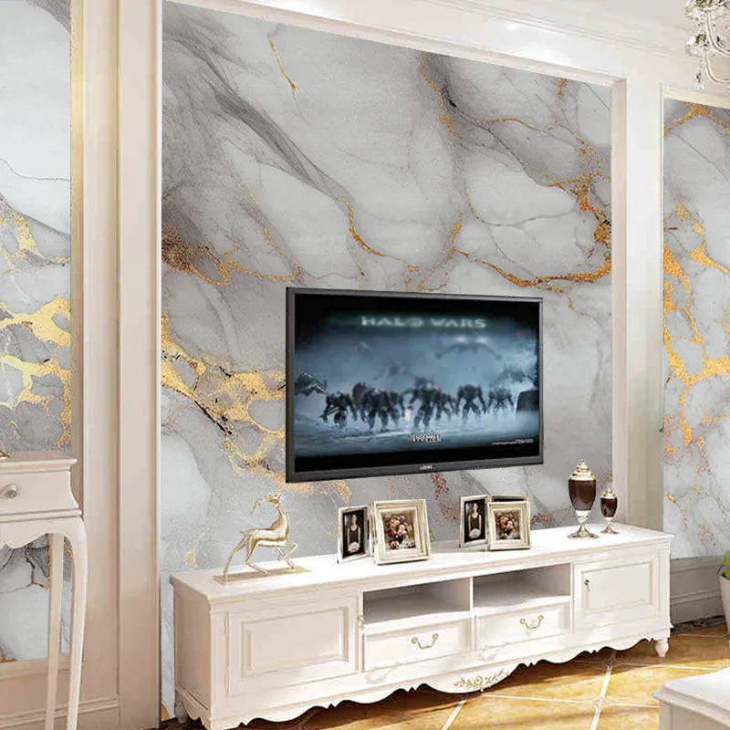 Wallpaper Sticker High Temperature Resistance Adhesive Wall Wallpaper Oil Fume Sticker 40cm Kitchen Waterproof and Oil Resistant