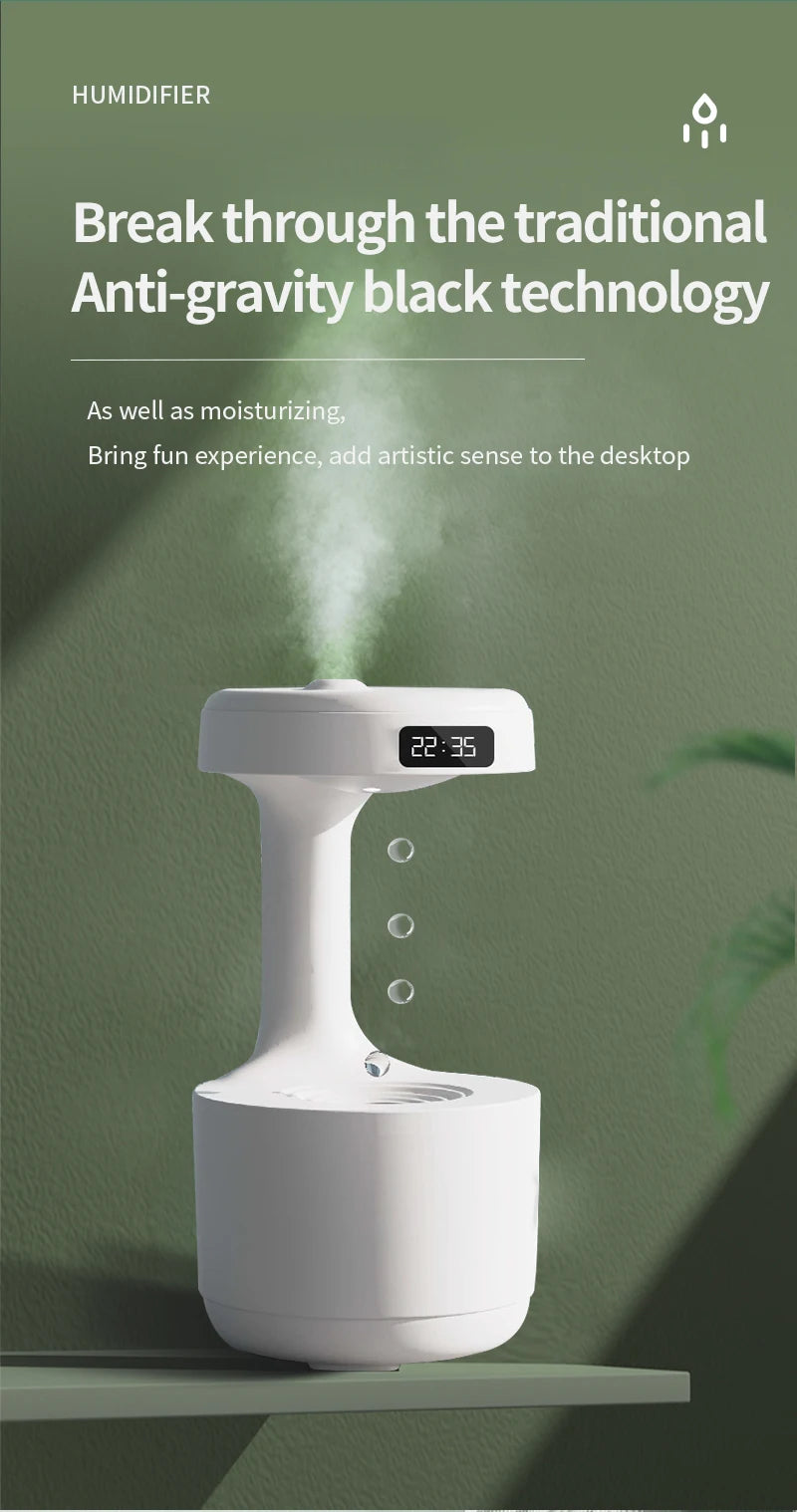 TINSOL New Mist Humidifier Desktop Mute Large Capacity Small Household Air Humidifier Office Bedroom Air Purifying Atomizer