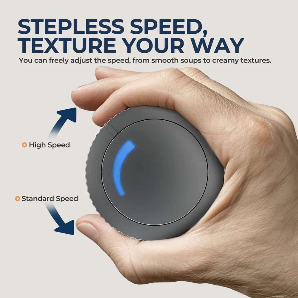 Powerful Hand Immersion Blender,4-in-1 Stainless Steel Stick Food Mixer,700ml Mixing Beaker,500ml Processor,Whisk, MAX 1200W